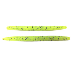 5" Yamamoto Senko - Chartreuse with Black Flake