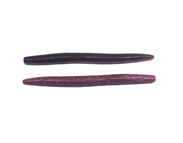 5" Yamamoto Senko - Black/Red with Silver