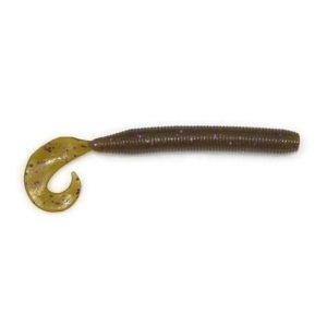 Yamamoto Stretch 40 - Green Pumpkin with Purple Copper